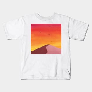 Desert sunset Kids T-Shirt